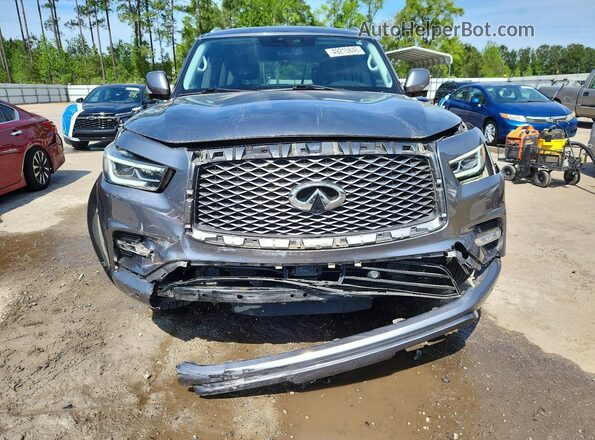JN8AZ2NF1L9704635 2020 INFINITI QX80 Gray Widok z przodu