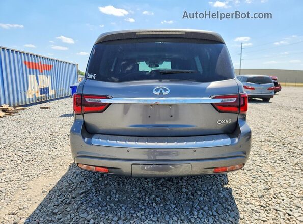 JN8AZ2NF2K9682823 2019 INFINITI QX80 Gray Вид ззаду