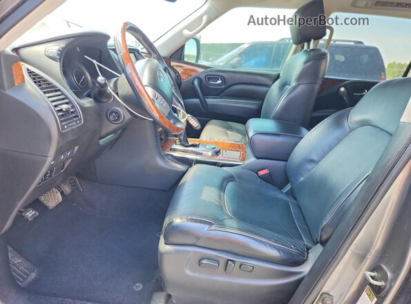 JN8AZ2NF2K9682823 2019 INFINITI QX80 Gray Вид салону спереду