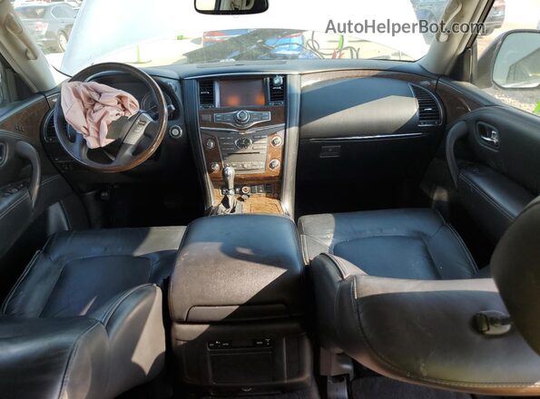 JN8AZ2NF5G9610313 2016 INFINITI QX80 Серебряный Вид панели приборов