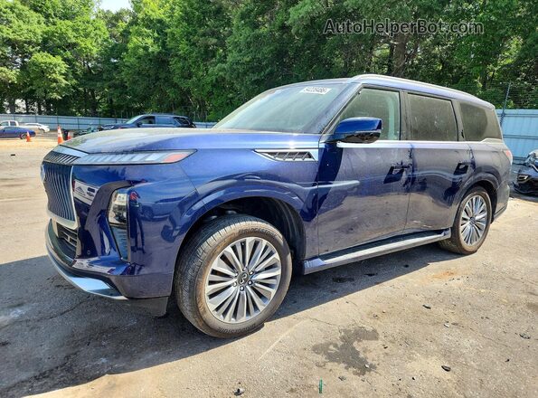 JN8AZ3BE2S9700822 2025 INFINITI QX80 Синий Передняя левая четверть