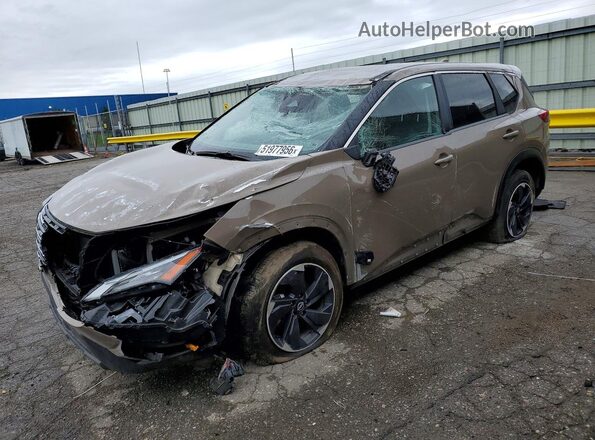JN8BT3BA1SW007521 2025 NISSAN ROGUE Tan Առջևի ձախ երեք քառորդ տեսարան