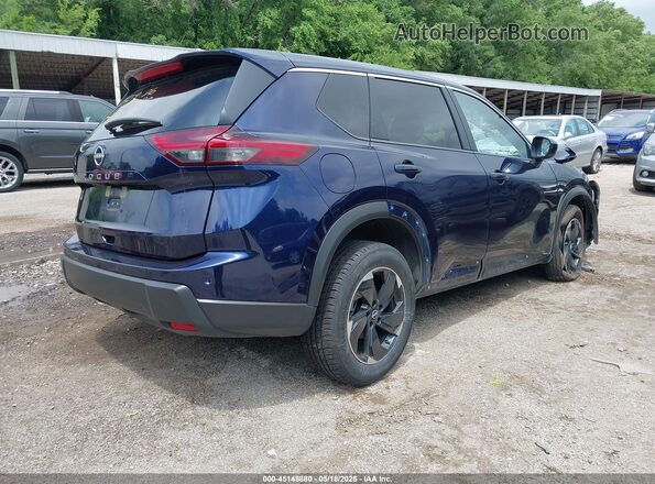 JN8BT3BA6SW008518 2025 NISSAN ROGUE Синий Задняя правая четверть