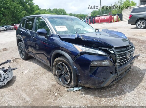 JN8BT3BA6SW008518 2025 NISSAN ROGUE Синий Передняя правая четверть
