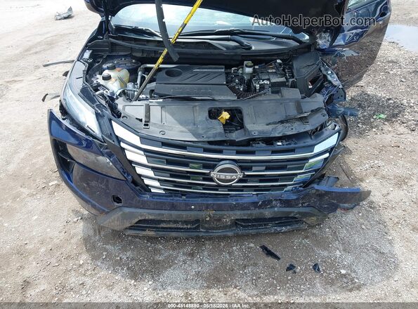 JN8BT3BA6SW008518 2025 NISSAN ROGUE Синий Вид сзади