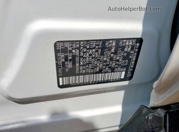 JN8BT3DD5SW300605 2025 NISSAN ROGUE Белый Вид подкапотного пространства