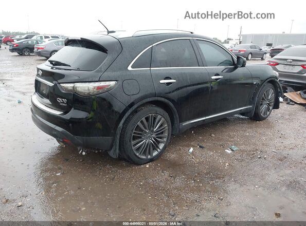 JN8CS1MU3HM144080 2017 INFINITI QX70 Черный Задняя правая четверть
