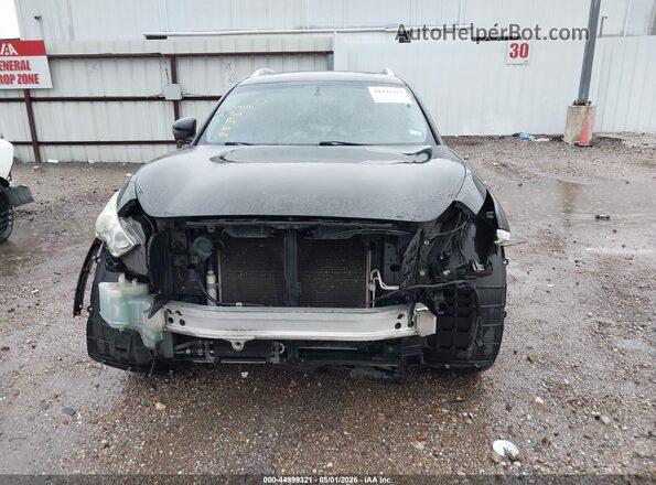 JN8CS1MU3HM144080 2017 INFINITI QX70 Черный Вид задней части салона