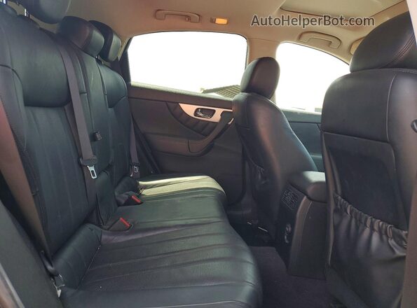 JN8CS1MU4HM141334 2017 INFINITI QX70 Черный Вид задней части салона