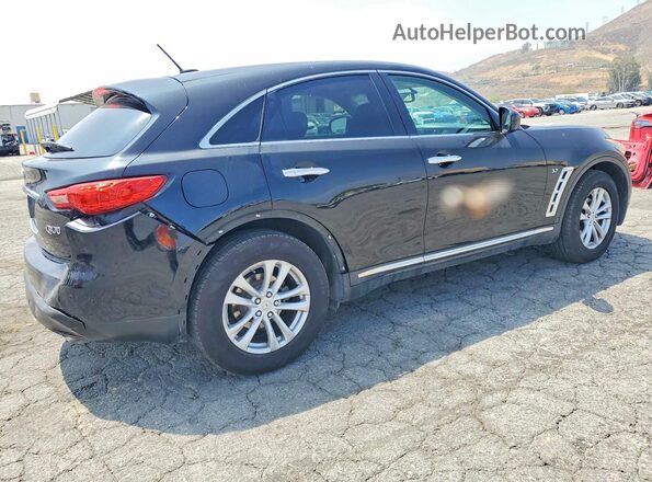 JN8CS1MU4HM141334 2017 INFINITI QX70 Черный Задняя правая четверть