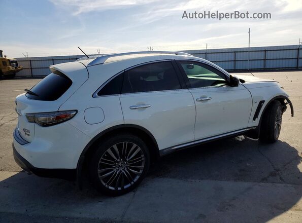 JN8CS1MU7HM140226 2017 INFINITI QX70 White Tył prawy