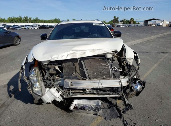 JN8CS1MU7HM140226 2017 INFINITI QX70 White Widok z przodu