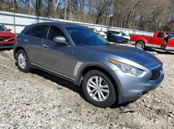 JN8CS1MU8HM140994 2017 INFINITI QX70 Серый Передняя правая четверть