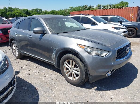 JN8CS1MU8HM141305 2017 INFINITI QX70 Серый Передняя правая четверть