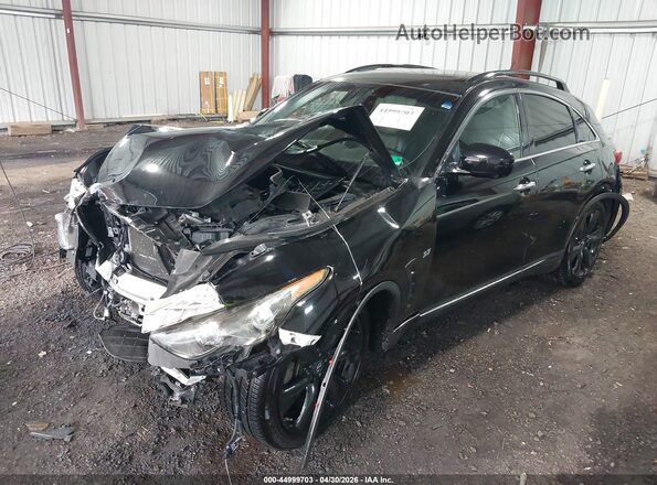 JN8CS1MW2HM412862 2017 INFINITI QX70 Черный Передняя левая четверть