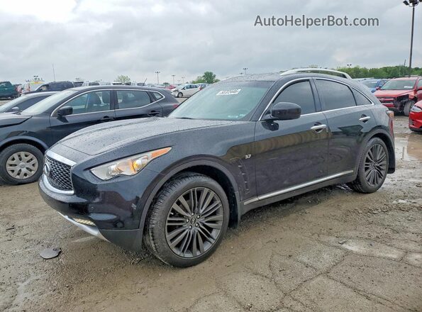 JN8CS1MW2HM416376 2017 INFINITI QX70 Черный Передняя левая четверть