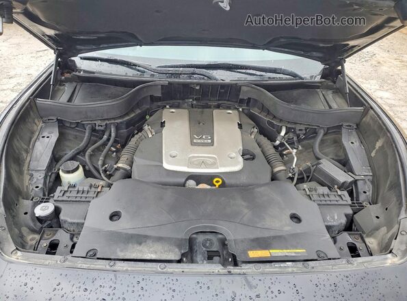 JN8CS1MW2HM416376 2017 INFINITI QX70 Черный Вид задней части салона