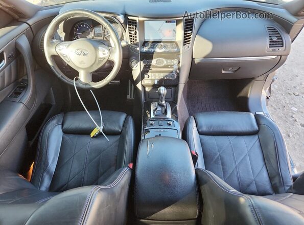 JN8CS1MW9HM410199 2017 INFINITI QX70 Угольный Вид панели приборов
