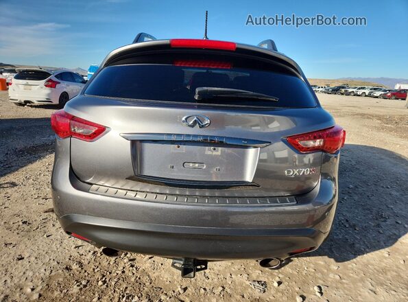 JN8CS1MW9HM410199 2017 INFINITI QX70 Угольный Вид сзади