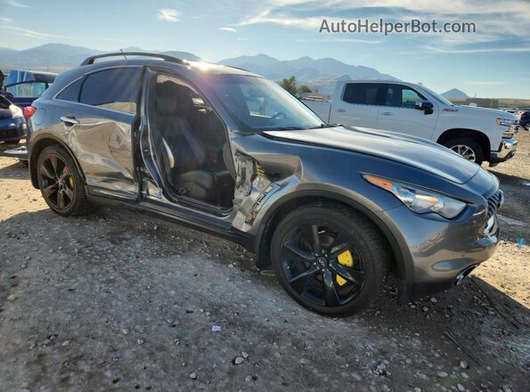 JN8CS1MW9HM410199 2017 INFINITI QX70 Угольный Передняя правая четверть
