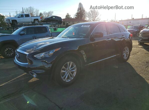 JN8CS1MW9HM415340 2017 INFINITI QX70 Black Front left