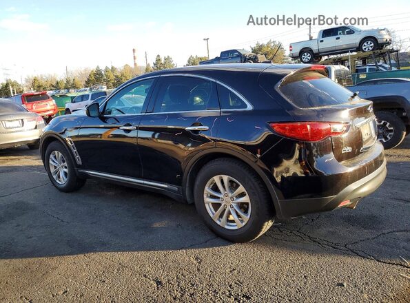 JN8CS1MW9HM415340 2017 INFINITI QX70 Black Rear left