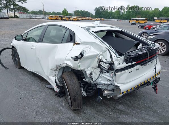 JTDACAAU6R3039092 2024 TOYOTA PRIUS White Задня ліва чверть