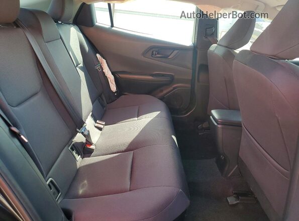 JTDACAAUXS3053860 2025 TOYOTA PRIUS Черный Вид задних сидений