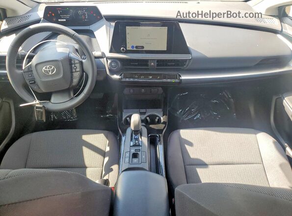 JTDACAAUXS3053860 2025 TOYOTA PRIUS Черный Вид панели приборов