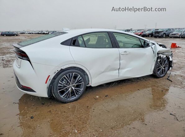 JTDACAAUXS3060341 2025 TOYOTA PRIUS White Задня права чверть