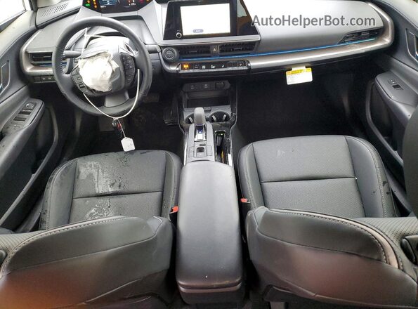 JTDACAAUXS3060341 2025 TOYOTA PRIUS White Вид панелі приладів