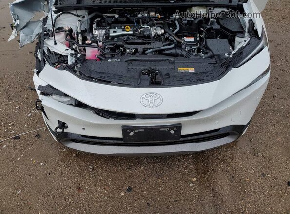 JTDACAAUXS3060341 2025 TOYOTA PRIUS White Вид задньої частини салону