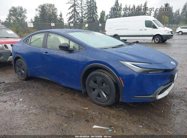 JTDACACU3T3074936 2026 TOYOTA PRIUS Blue წინა მარჯვენა