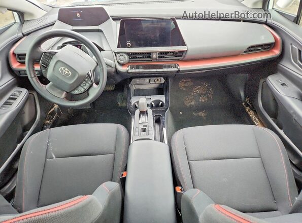 JTDACACU4S3049249 2025 TOYOTA PRIUS Белый Вид панели приборов