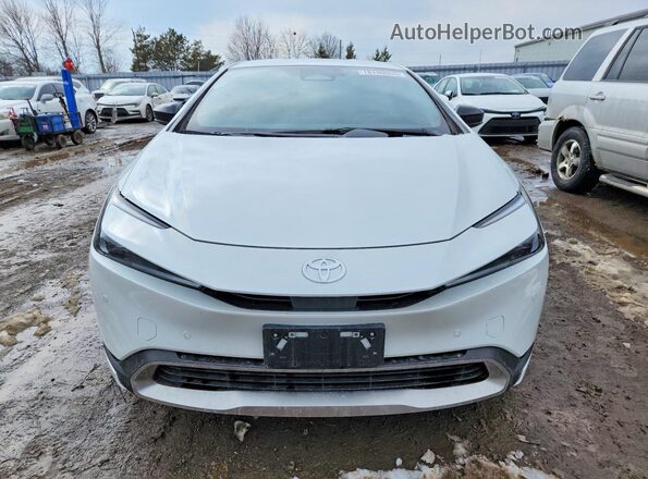 JTDACACU4S3049249 2025 TOYOTA PRIUS Белый Вид спереди