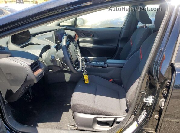 JTDACACU6T3055216 2026 TOYOTA PRIUS Black Вид салону спереду