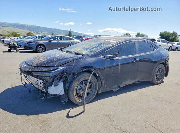 JTDACACUXT3073010 2026 TOYOTA PRIUS Black Առջևի ձախ երեք քառորդ տեսարան