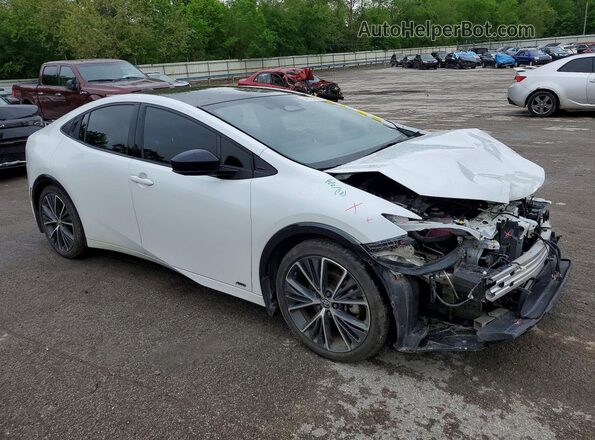 JTDADABU6P3004870 2023 TOYOTA PRIUS White Przód prawy