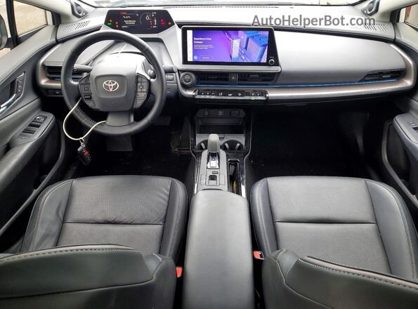 JTDADABU6P3004870 2023 TOYOTA PRIUS White Widok deski rozdzielczej