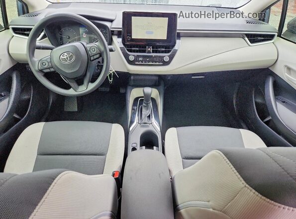 JTDB4MEE1P3002163 2023 TOYOTA COROLLA Синий Вид панели приборов