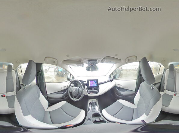 JTDB4MEE1P3002163 2023 TOYOTA COROLLA Синий Панорамный вид салона 360°