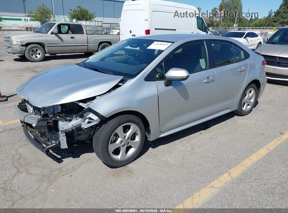 JTDB4MEE3S3032046 2025 TOYOTA COROLLA Silver წინა მარცხენა ხედი სამი მეოთხედიდან