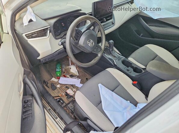 JTDB4MEE6P3001400 2023 TOYOTA COROLLA Белый Вид панели приборов