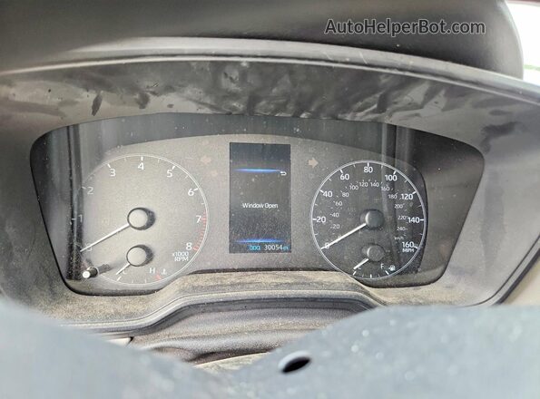 JTDB4MEE6P3001400 2023 TOYOTA COROLLA Белый Вид щитка приборов