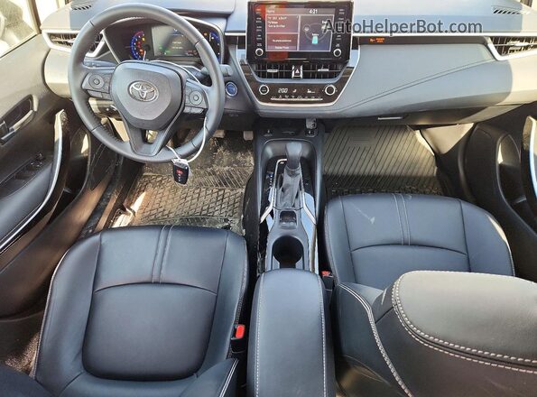 JTDBAMDEXN3006302 2022 TOYOTA COROLLA Silver Առջևի վահանակի տեսք