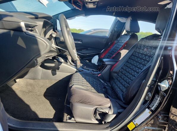 JTDBCMFE3P3018236 2023 TOYOTA COROLLA Black Вид салону спереду