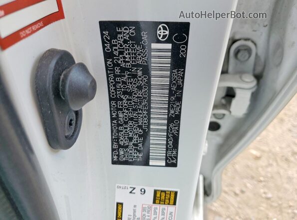 JTDBCMFE3RJ030790 2024 TOYOTA LL Белый Вид подкапотного пространства
