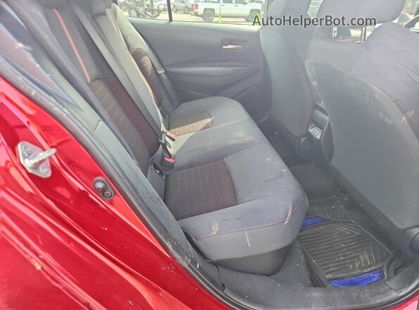 JTDBCMFE4PJ015308 2023 TOYOTA COROLLA Red Widok tylnych siedzeń