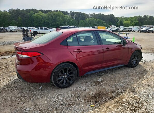 JTDBCMFE4PJ015308 2023 TOYOTA COROLLA Red Tył prawy