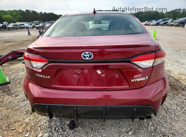 JTDBCMFE4PJ015308 2023 TOYOTA COROLLA Red Widok z tyłu